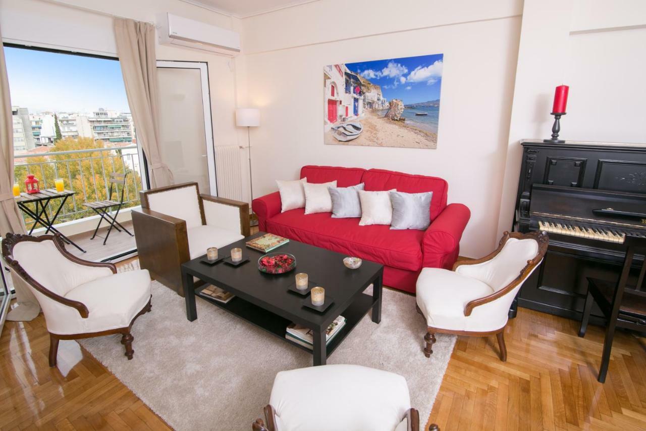 Apartamento Magnificent Luxury Retrostyle Flat Acropolis View Atenas Exterior foto